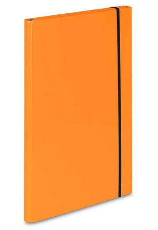 Teczka z gumką VAUPE CARIBIC 342/16 pomarańczowa PP 2mm 20mm