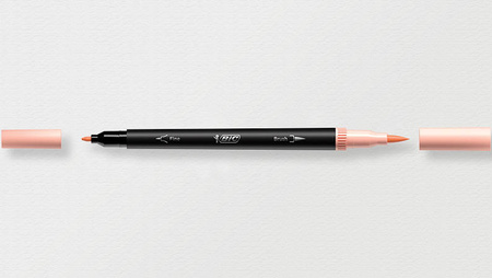 PISAKI DWUSTRONNE BIC INTENSITY DUAL TIP PASTEL 503826 MIX*6
