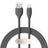 Kabel BASEUS Jelly USB-A-Lightning 1.2m (czarny)
