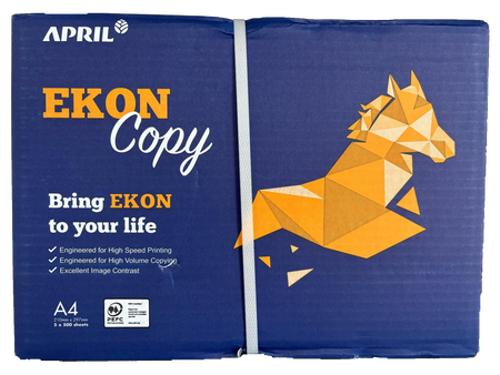 PAPIER KSERO A4 75G EKON COPY A4/75 BIAŁY 150 CIE 500 ARK