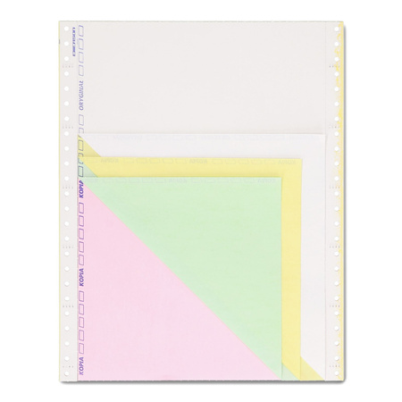PAPIER SAMOKOPIUJĄCY 240 12'' EMERSON NADRUK ORYGINAŁ/KOPIA KOLOROWE KOPIE 1+3 450 SKŁADEK