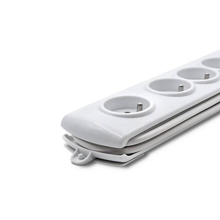 QOLTEC LISTWA ANTYPRZEPIĘCIOWA | 8 GNIAZD | 1.5M