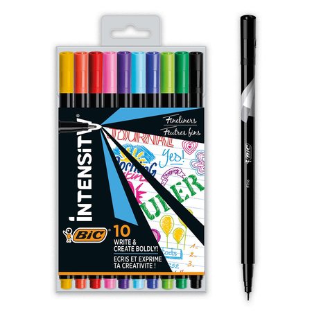 CIENKOPIS ETUI BIC INTENSITY FINE CEL1011727 MIX*10 10SZT