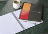KOŁONOTATNIK A4+ OXFORD NOTEBOOK 100103664 GRAFITOWY KRATKA 80KART