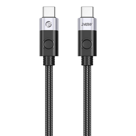 KABEL DO ŁADOWANIA ORICO 240W USB-C DO USB-C, 1,5 M (CZARNY)