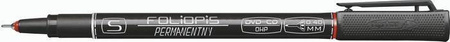 Foliopis z tuszem permanentnym RYSTOR S 436-001 czerwony 0.4mm