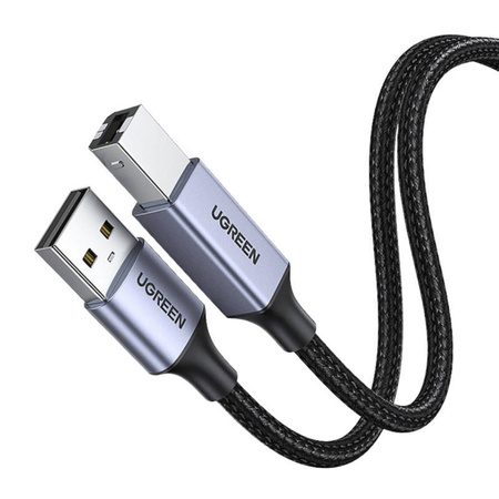 Kabel USB 2.0 A do B UGREEN  US369 , 5m (czarny)