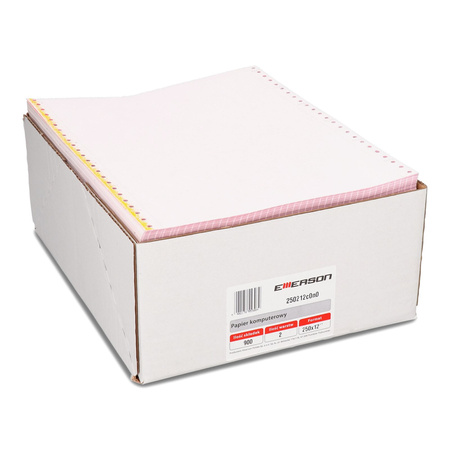 PAPIER SAMOKOPIUJĄCY 250 12'' EMERSON KOLOROWA KOPIA 1+1 900 SKŁADEK