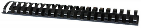GRZBIET PLASTIKOWY 51MM (510 KARTEK) OFFICE PRODUCTS CZARNY 50 SZT.