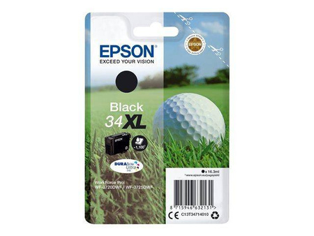 TUSZ ORYGINALNY EPSON T3471 C13T34714010 CZARNY 16,3 ML