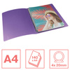 SEGREGATOR A4 ESSELTE COLOUR'BREEZE 628438 LAWENDOWY 4-RINGOWY 