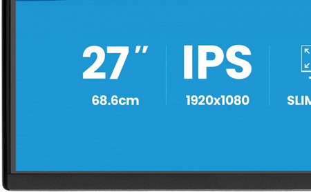 IIYAMA MONITOR 27 CALI XB2792HSU-B1 IPS,FHD,HDMI,DP,120HZ,350CD,4MS,        CIENKIE RAMKI, 1500:1, ERP B, USB HUBX2
