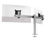 RAMIĘ NA 2 MONITORY STANOWISKO STACJONARNE DURABLE PRO 508623 SREBRNE