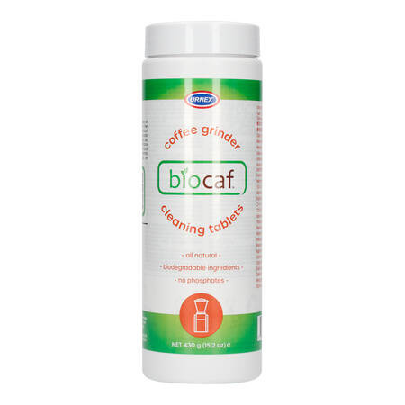 URNEX BIOCAF - TABLETKI DO CZYSZCZENIA MŁYNKA - 430G