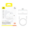 POWERBANK BASEUS COMPACT 5000MAH, 20W, USB-C (BIAŁY)