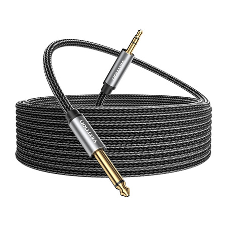 Kabel audio mini jack 3.5mm męski do jack 6.35mm męski Vention BCYHH 2m