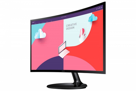 SAMSUNG MONITOR 24 CALE LS24C360EAUXEN VA 1920X1080 FHD 16:9 1XD-SUB 1XHDMI 4 MS (GTG) ZAKRZYWIONY 2 LATA D2D