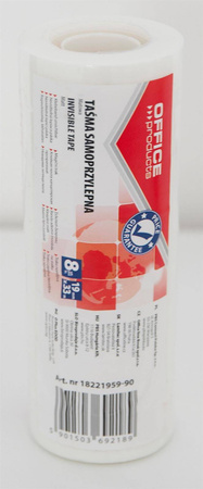 TAŚMA BIUROWA 19MMX33M OFFICE PRODUCTS MATOWA 8SZT