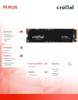 CRUCIAL DYSK SSD P3 PLUS 500GB M.2 NVME 2280 PCIE 3.0 4700/1900