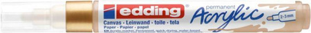 MARKER AKRYLOWY EDDING 5100 MATOWE BOGATE ZŁOTO 2-3 MM