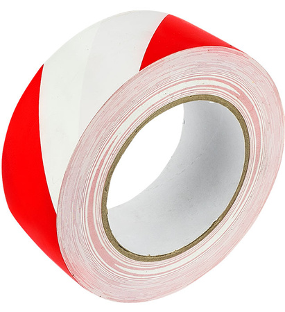 TAŚMA OSTRZEGAWCZA 48MMX50M GRAND 130-1961 BIAŁO-CZERWONA