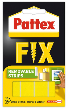 PASKI MONTAŻOWE PATTEX FIX 40MMX20MM 10SZT