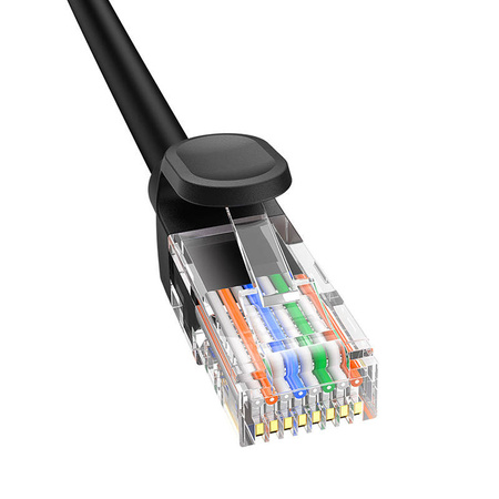 KABEL SIECIOWY BASEUS ETHERNET CAT5, 1M (CZARNY)