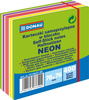 KARTECZKI SAMOPRZYLEPNE 76X76MM DONAU MIX NEON-PASTEL 400KART
