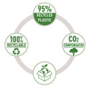 ZSZYWACZ RAPID ECO CZARNY 10 KARTEK