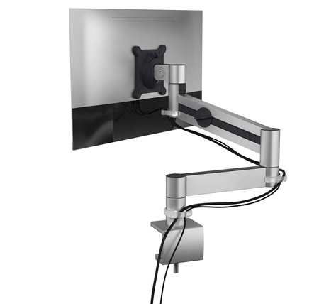 RAMIĘ NA 1 MONITOR STANOWISKO STACJONARNE DURABLE PRO 508323 SREBRNE