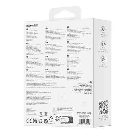 Słuchawki TWS Baseus Bowie M2s (białe)