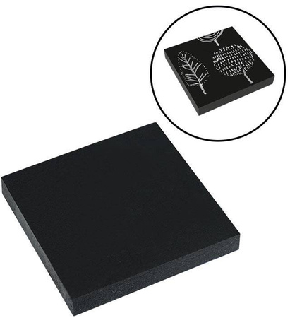 KARTECZKI SAMOPRZYLEPNE 75X75MM EAGLE 654BL 150-1452 CZARNE 100KART