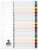 PRZEKŁADKI 1-31 A4 Q-CONNECT MYLAR MIX KOLORÓW KARTON 170G/M² 31KART