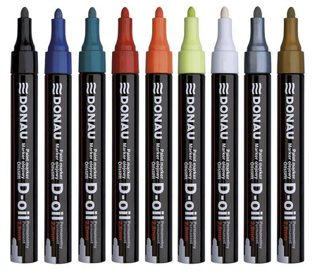 MARKER OLEJOWY DONAU D-OIL CZARNY OKRĄGŁY 2.8MM