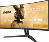 IIYAMA MONITOR G-MASTER 34 CALE GCB3486WQSCP-B1,VA,UWQHD,240HZ,0.4MS,1500R,HDR400,500CD,21:9,HDMI (2.1), USB-C DOCK 95W, RJ45, 2X5W, KVM,PIP
