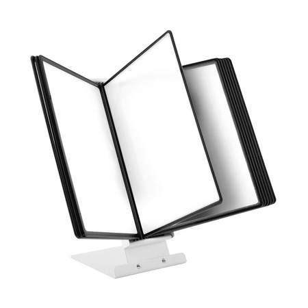 SYSTEM PREZENTACYJNY NA BIURKO Z 10 PANELAMI A4 LEVIATAN CZARNY