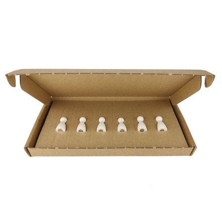 MAGNESY NEODYMOWE LEVIATAN BOWLING BIAŁE 6SZT