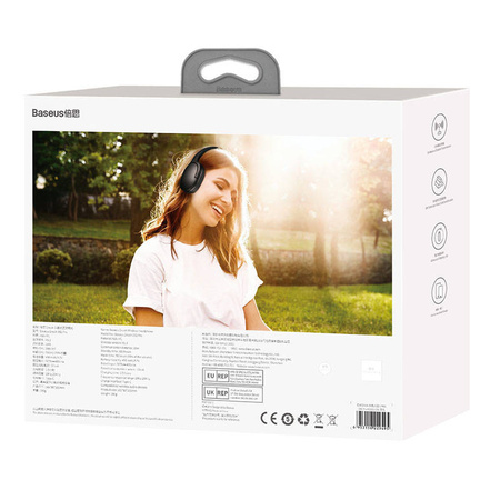 Słuchawki Bluetooth 5.3 Baseus Encok D02 Pro (czarne)