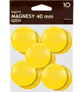 MAGNESY 40MM GRAND 130-1704 ŻÓŁTE 10SZT