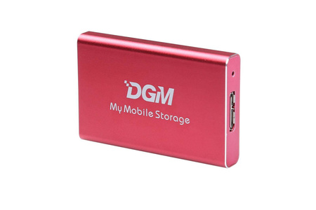DYSK ZEWNĘTRZNY SSD 256 GB DGM MY MOBILE STORAGE MMS256RD USB 3.0 CZERWONY