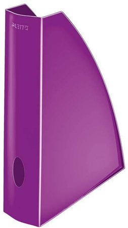 Pojemnik na czasopisma&katalogi LEITZ WOW 60mm 52771062 fioletowy metaliczny