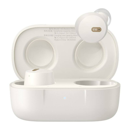 SŁUCHAWKI TWS BASEUS BOWIE E18 (BIAŁY)