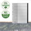 PRZEKŁADKI 1-31 A4 LEITZ RECYCLE 12180000 CZARNY PP