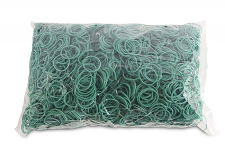 GUMKI RECEPTURKI OFFICE PRODUCTS 25MM 1,5X1,5MM 60% ZIELONE 1KG