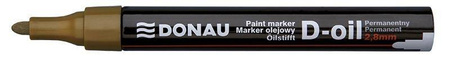 MARKER OLEJOWY DONAU D-OIL ZŁOTY OKRĄGŁY 2.8MM