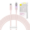 KABEL SZYBKO ŁADUJĄCY BASEUS USB-C DO LIGHTNING EXPLORER SERIES 20W (RÓŻOWY)