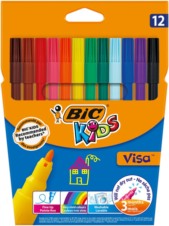 FLAMASTRY BIC KIDS VISA 8886956 MIX*12