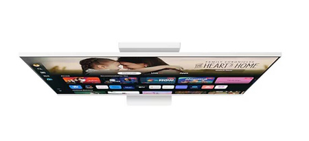 SAMSUNG MONITOR 32 CALE SMART M80D VA 3840X2160 UHD 16:9 1XHDMI 1XUSB-C (65W) 2XUSB 2.0 4MS WIFI/BT HAS+PIV WEBCAM GŁOŚNIKI PŁASKI BIAŁY 2YD2D