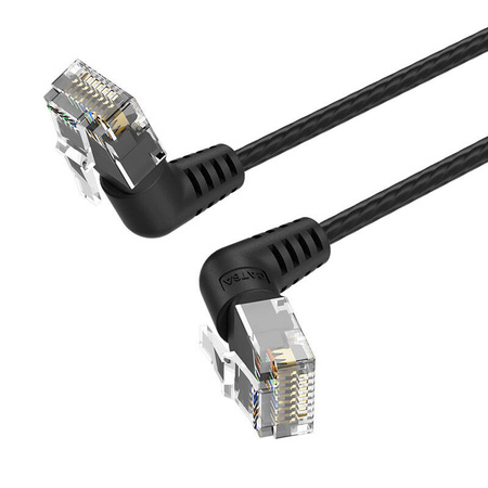 KABEL SIECIOWY UTP CAT. 6 VENTION IBOBF, RJ45 ETHERNET, 1M (CZARNY)