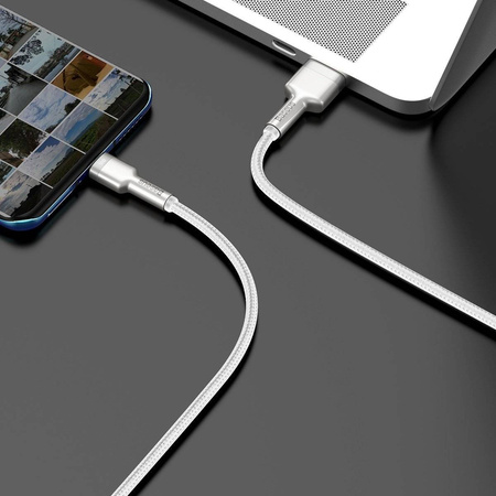 Kabel USB do USB-C Baseus Cafule, 66W, 1m (biały)